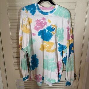 Disneyland tie-dye spirit jersey Crew Neck Shirt sz L